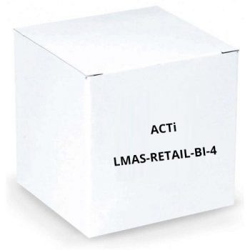 ACTi LMAS-Retail-BI-4 Single Channel Software-Based Retail Application