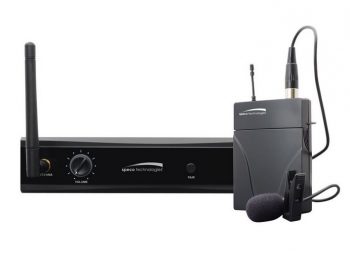 Speco M24GLK 2.4 GHz Wireless Microphone Receiver with Bodypack Transmitter