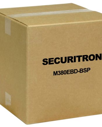 Securitron M380EBD-BSP Eco Maglock with 12/24VDC BondSTAT and DPS in Black Suede Powder