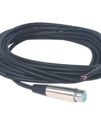 Bogen MAC 3-Pin XLR Female to Bare Wires Mic Cable, 25′