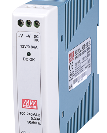 Vivotek MDR-10-12 10W Single Output Industrial DIN Rail Power Supply