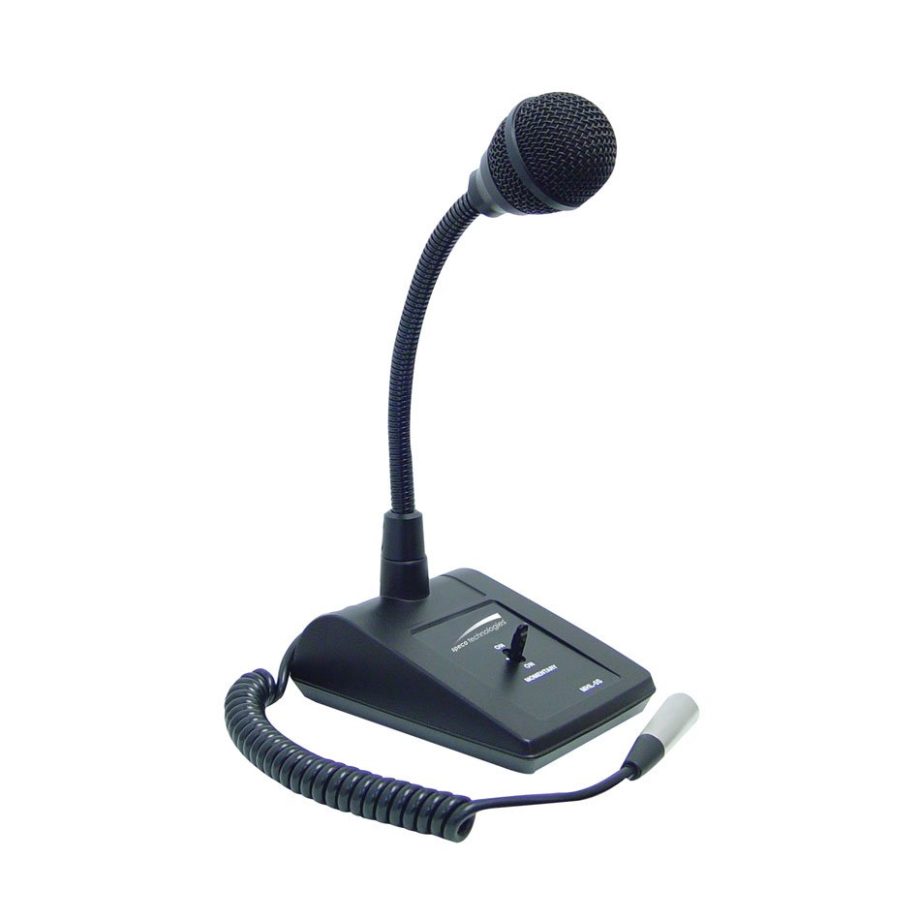 Speco MHL5S Adjustable Gooseneck Tabletop Microphone