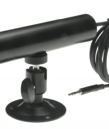 ETS ML1-WBM IP57 Un-Pre-Amplified, Bullet Style, Weatherproof, Omni-directional Microphone, 6′ 3.5mm Cord