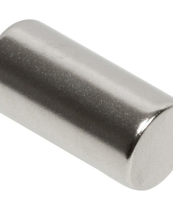 Nascom MN50100 D1/2″ x L1″ NdFeb Grade N35 Nickel Plated Magnet, Silver