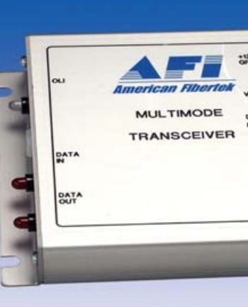 American Fibertek MR-0500 20mA Current Loop Data Transceiver, Multi-Mode, ST Connectors