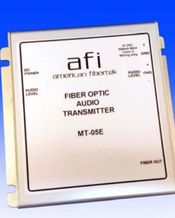 American Fibertek MR-05E Audio Fiber Optic Module Receiver, Multi-Mode, 12 VDC