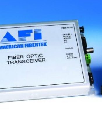 American Fibertek MR-1490E Single Fiber Module Receiver, One Way Video with Bi-Directional RS422 Data and Contact Closure, Multi-Mode