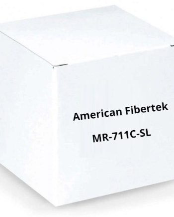 American Fibertek MR-711C-SL 8 Bit Video & Sensornet Data Module Rx 1310/1550nm 21dB SM 1 Fiber