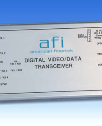 American Fibertek MR-725C Two 8 Bit Video & 2 MPD Data Module Rx 1310/1550nm 12dB 2Km MM 1 Fiber