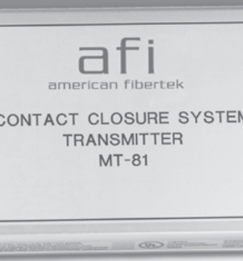 American Fibertek MR-81 8 Channel Contact Closure System, Module Receiver