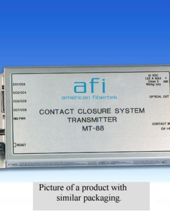 American Fibertek MR-88 8-Channels, Supervised, Power Fail Safe, 1310nm, 12dB