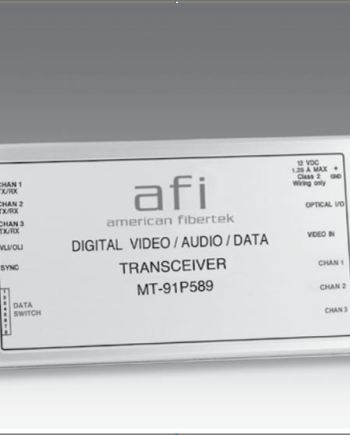 American Fibertek MR-91P589C Digital Video/ MPD, Audio & CC, 12dB, 4KM