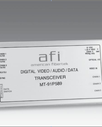 American Fibertek MR-91P589C-SL Digital Video/ MPD, Audio & CC, 21dB