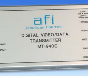 American Fibertek MR-940C 10-Bit 4 Channel Video Receiver, Multimode