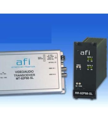 American Fibertek MR-94P8-SL Single Fiber Transceiver 4 Digital Video & 1 Digital Bi-directional Audio