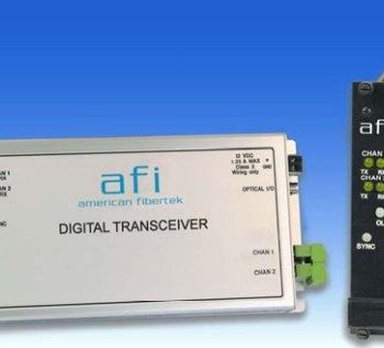 American Fibertek MR-9P589SL Multi-protocol Bi-directional Data / Audio / Contact Module Rx 21dB Singlemode 1 Fiber