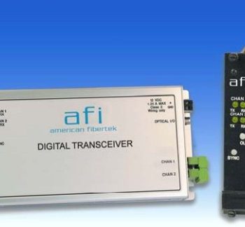 American Fibertek MR-9P58SL Multi-protocol Bi-directional Data & Audio Module Rx 21dB Singlemode 1 Fiber