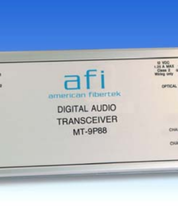 American Fibertek MR-9P88 24 Bit Digital Audio 2 Channels Module Rx 1310/1550nm 12dB MM 1 Fiber Receiver