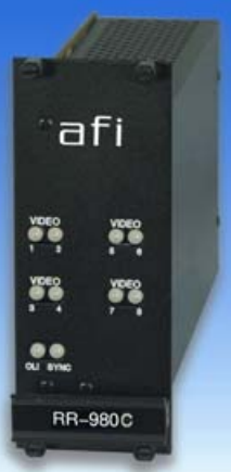 American Fibertek MRR-980C 8-Channel 10-Bit Digital Video Receiver