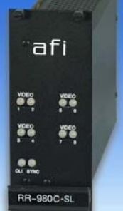 American Fibertek MRR-980C-SL 8-Channel 10-Bit Digital Video Receiver