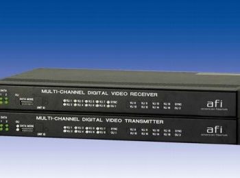 American Fibertek MRT-91600C-UTP Sixteen Channel Video Tx – Single Fiber 2Km 10dB MM UTP Inputs