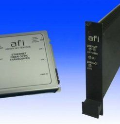 American Fibertek MRX-48-LX-SC Ethernet – LX Fiber Port + 2 RJ45 Ports, Multi-mode