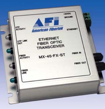 American Fibertek MRX-486-ST Panasonic PS Data System Rack Card Tx MM 1 Fiber ST Connector