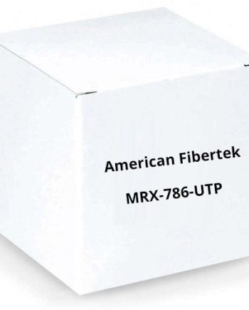 American Fibertek MRX-786-UTP Eight 8 Bit UTP Video & MPD Data & CC 1RU Rx 1310/1550nm 12dB – MM