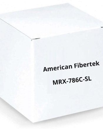 American Fibertek MRX-786C-SL Eight 8 Bit Video & MPD Data & CC 1RU Rx 1310/1550nm 15dB SM
