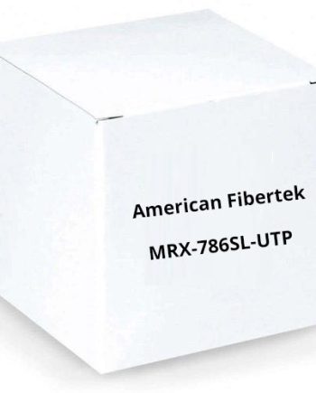 American Fibertek MRX-786SL-UTP Eight 8 Bit UTP Video & MPD Data & CC 1RU Rx 1310/1550nm 15dB SM
