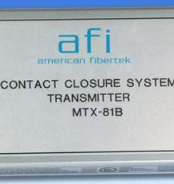 American Fibertek MRX-81B-SL 4 Channels Contact Closure, Singlemode