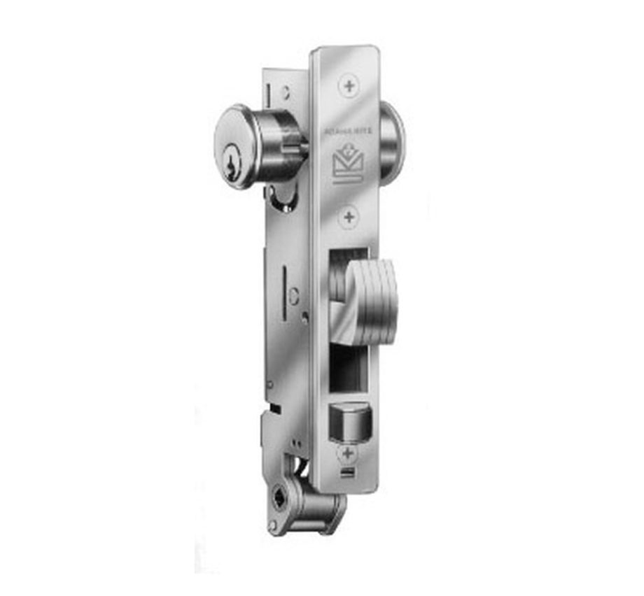 Adams Rite MS-1892-3015-628 Lockset for 1-1/8″ Backset in Clear Anodized