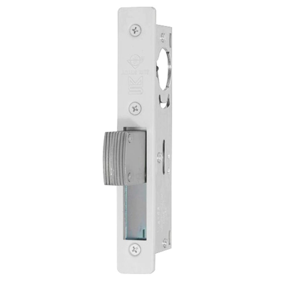 Adams Rite MS1850S-110-628 Deadlock with Straight Bolt and 7/8″ Backset in Clear Anodized