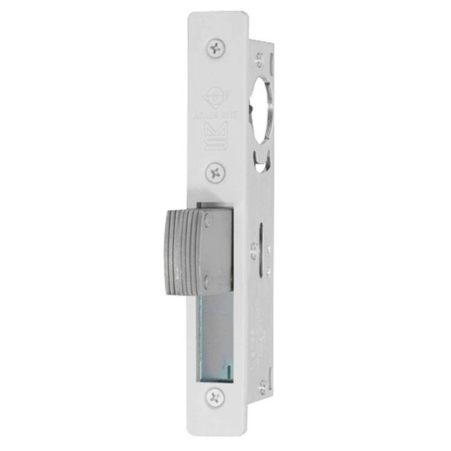 Adams Rite MS1851S-410-628 Deadlock with Straight Bolt and 1-1/2″ Backset in Clear Anodized