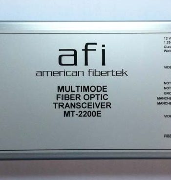 American Fibertek MT-2200E Two Way Video with Return AD or Bosch Code
