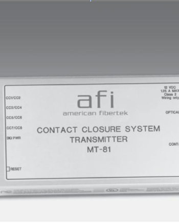 American Fibertek MT-81 8-Channels, Power Fail Safe, NO/NC Outputs