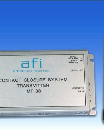 American Fibertek MT-88SL Eight Channel Supervised Contact System 1310nm 21dB Single Mode