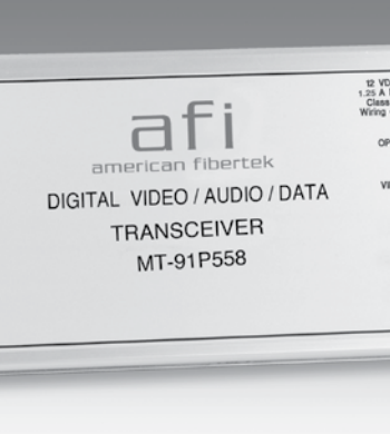 American Fibertek MT-91P558C-SL 1 Channel Module Transmitter, Single-Mode