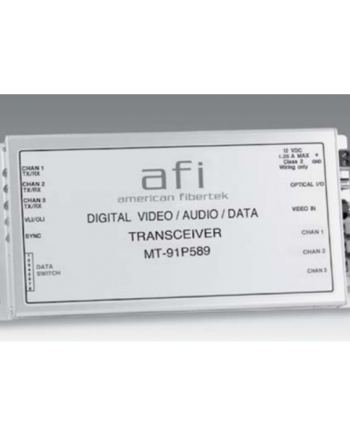 American Fibertek MT-91P589 10 Bit Video / MPD Data Audio & Contact Module Tx 1310 / 1550nm 12dB 4Km Multi-Mode 1 Fiber