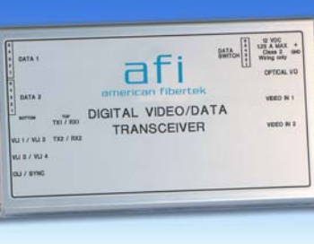American Fibertek MT-91P9999E-SL Video Ethernet & 4 Contacts Module Tx 1310 / 1550nm 15dB 20Km Singlemode
