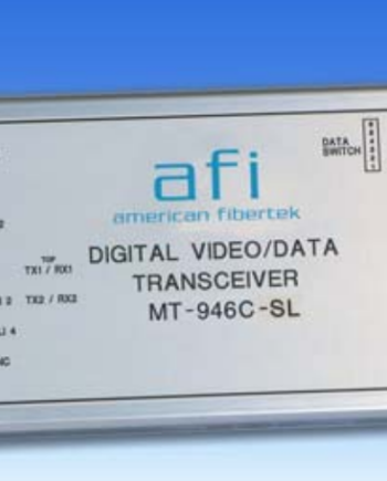 American Fibertek MT-946C-SL Four Channel Digital Video, Multi-Protocol Data & Contact Closure, Single-Mode