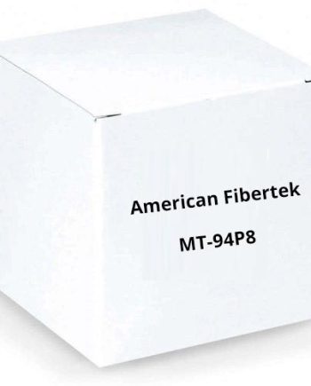 American Fibertek MT-94P8 Four 10 Bit Video and One Digital Two Way Audio Module Tx 12dB MM