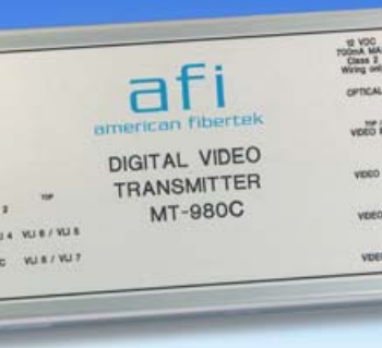 American Fibertek MT-980C 8 Channel Module Transmitter Digital Video System