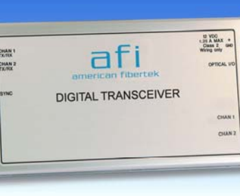 American Fibertek MT-9P589 Multi-protocol Bi-directional Data & Audio & Contact System 12dB Multi-mode 1 Fiber