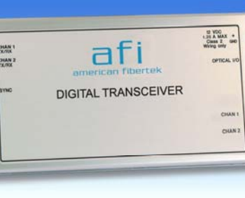 American Fibertek MT-9P589SL Multi-protocol Bi-directional Data / Audio / Contact System 21dB Singlemode 1 Fiber