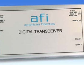 American Fibertek MT-9P599SL Multi-protocol Bi-directional Data / Dual Contact System 21dB Singlemode 1 Fiber