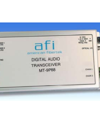 American Fibertek MT-9P88 24 Bit Digital Audio 2 Channels System 1310 / 1550nm 12dB Multi-mode 1 Fiber