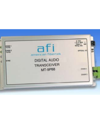 American Fibertek MT-9P88SL 24 Bit Digital Audio 2 Channels System 1310 / 1550nm 21dB Singlemode 1 Fiber