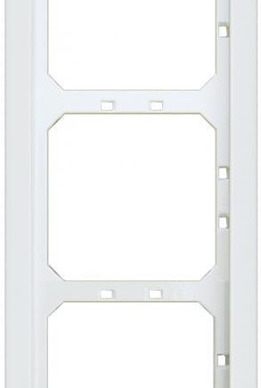 Alpha MT3W 3HX1W Module Panel Frame, White