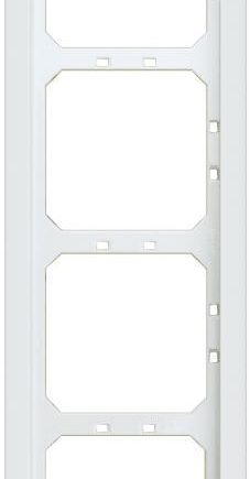 Alpha MT4W 4HX1W Module Panel Frame, White